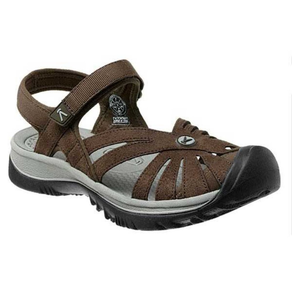 Keen Women's Brown Rose 1010999 Cross Strap Casual Strappy Sandal Size 9